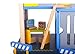 Pidoko Kids Police Station Playset - Everyday Heroes Wooden Toys Play Set, with Accessories - Toy Dollhouse for Boys & Girls Toddlers 3 Year Old and up