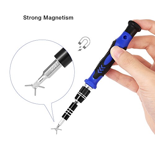 Repair Tools Kit, Precision Screwdriver Set with Flexible Shaft, INLIFE 81 in 1 Professional Electronics Magnetic Driver Kit with Portable Bag for Laptop, iPhone, iPad, Cellphone, PC, Camera, Macbook - Thumbnail 4