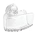InterDesign Power Lock Kitchen Sink Suction Holder for Scrubbers, Soap - Clear