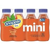 Snapple Peach Tea, 8 fl oz recycled plastic bottle, 8 pack