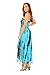 Riviera Sun 21628-TB-XL Summer Dresses/Sundresses for Women Turquoise/Black