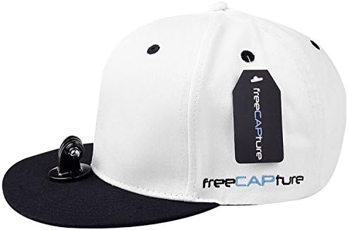 Hat Compatible with Removable GoPro Camera Head Mount - Hero Action Camcorder HD Edition – Go Pro 4 Silver, 3 + Black, 2 White, 1- Helmet Accessory Strap Caps Harness Studio