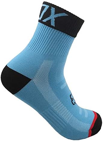 Amazon Co Jp Sly 24色のファッションサイクリングソックスブランド自転車ソックスメンズ レディース プロフェッショナル通気性のスポーツ ソックスバスケットボールソックス 色 Fx Blue ホーム キッチン