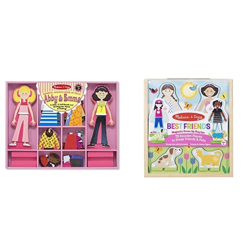 Melissa & Doug Abby & Emma DressUp & Best Friends DressUp Play Set Pricepulse