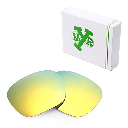 MRY POLARIZED Replacement Lenses for SPY Optic Discord Sunglasses - Rich Option Colors (Standard, 24K Gold)