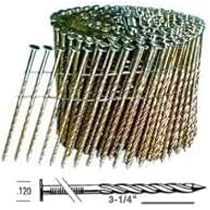 BOSTITCH 3-1/4" X .120 Galvanized Framing Nails – 28 Degree, Wire Weld, Full Head, 2000-Pack (S12DGAL-FH) For Pressure Treated Lumber & Exterior Use