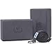 IUGA Yoga Block (2PC) 9″x6″x3″ with Metal D-Ring Yoga Strap, High Density Yoga Brick to Improve Strength, Flexibility and Balance, Light Weight and Non-Slip Surface for Yoga, Pilates and Meditationthumb 1