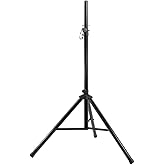 Gemini Professional Heavy Duty PA Speaker Stand - Adjustable Height Tripod Stand for DJ Equipment, Live Sound & Events - 200lb Capacity, Collapsible Design, Quick Setup (ST-04)