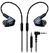 Audio-Technica ATH-LS400iS In-Ear Quad Armature Driver Headphones with In-Line Mic & Control