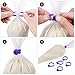 Kootek 109 Pack Pastry Bags Sets Thickened 16 Inch 100 Disposable Icing Piping Bags 2 Reusable Silicone Bags 2 Plastic Couplers with 5 Bag Ties for Cupcake, Cookies and Frosting Cake Decorating Supply