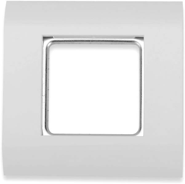 Digitus DN-93802-5-SH - Frame for Keystone and Multimedia Modules - 80 x 80 mm - for installation in cable ducts - White