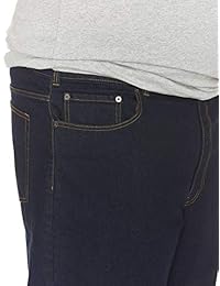 Pantalones de mezclilla elásticos ajustados de talla grande para hombre de   Essentials DXL