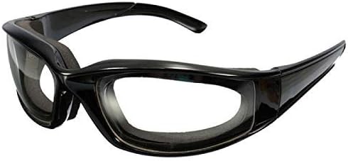 Alyux No-Fog No-Tears Onion Goggles Barbecue Safety Glasses Eyes Protector Tearless Glasses Kitchen Accessories (Black)