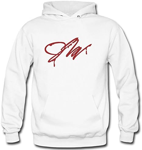 Xword Jake Paul Signature Drip Halloween Cotton Hoodie Sweatshirt for Mens L White