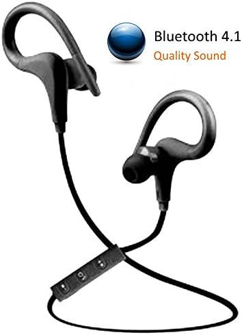Bluetooth Earbuds:Wireless Stereo 4.1 Headphones Best Headset Lightweight Mini Sports Running Gym Exercise Earphones Earpiece with Microphone for iPhone 6 Plus,5S,5C,5,4S,4,iPad,Smartphones &Tablets