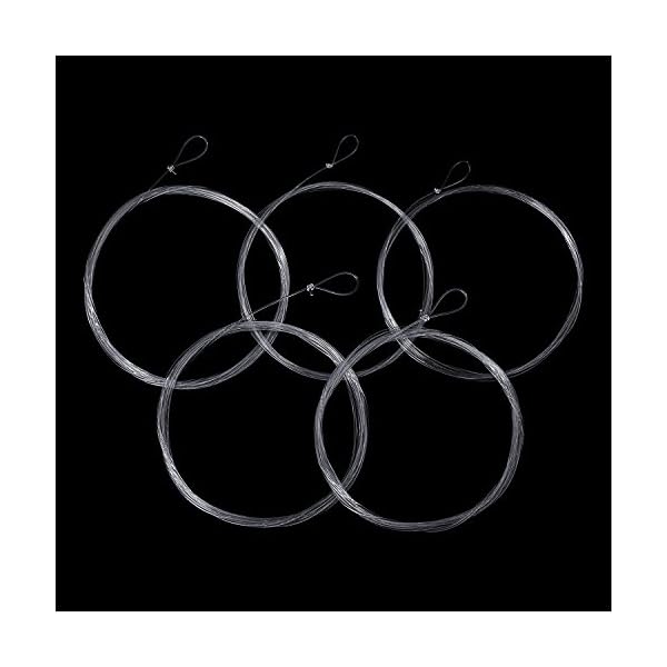 Piscifun-Fly-Fishing-Tapered-Leader-with-Loop-9-5-Pack
