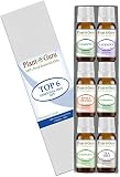 Essential Oil Variety Set Kit - 6 Pack - 100% Pure Therapeutic Grade 10ml. Set includes- (Peppermint, Lavender, Sweet Orange, Rosemary, Eucalyptus & Tea Tree)
