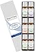 Essential Oil Set 6-10 ml Therapeutic Grade 100% Pure Tea Tree, Lavender, Eucalyptus, Lemongrass, Peppermint & Sweet Orange. for Skin, Body and Aromatherapy Diffuser