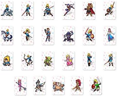 23 PCS Game Card for Legend of Zelda: Breath of The Wild, NFC Tag Cards for Nintendo Switch Mini Card
