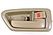 PT Auto Warehouse TO-2562E-RS - Interior Inside Door Handle/Trim, Beige/Tan - Right Passenger Side, Replaces 6920530120A0, 6927733030A0