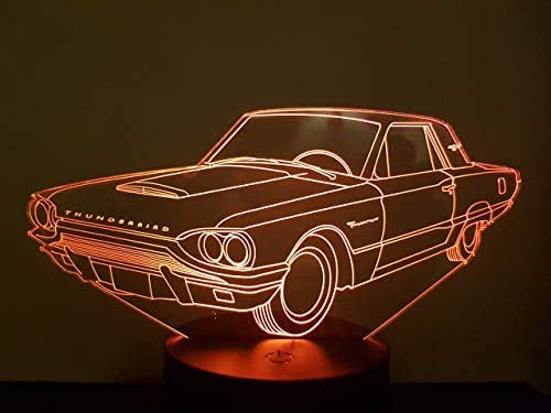 Amazon.com: THUNDERBIRD, 3D LED lamp: Handmade