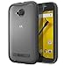 Moto E 2nd Gen Case - Poetic [Affinity Series] Moto E 2nd Gen Case - [TPU Grip Bumper] [Corner Protection] Protective Hybrid Case for Motorola Moto E 2nd Gen (2015) Frost Clear/Black