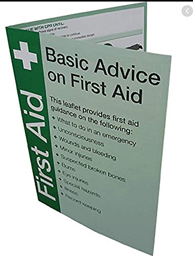 First Aid Guidance Leaflet (Pack of 20) Q2191PK20
