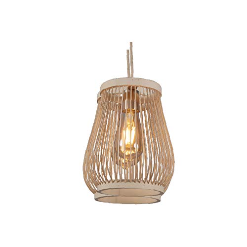 Bamboo Art Woven Lamp Holder E27 100cm Adjustable Height Suitable for Home Decor Restaurant Bar