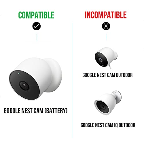 Wasserstein AntiTheft Mount for Google Nest Cam Outdoor or Indoor