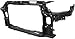 CPP Radiator Support Assembly for 2011-2014 Hyundai Elantra
