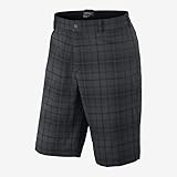Nike Golf Mens Plaid Shorts - Black/Night Stadium 38