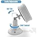 Silicone Skins w/Mount for Blink XT / XT2 Security Camera (2 pcs White) - Silicone Case - Swivel Rotating Mounting Connector w/Blink XT2 Cover - NOT for 2020 New Blink Indoor/Outdoor Cam - by SULLY