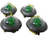 12 ( 1 Dozen ) Bulk Toy Lot Alien Ufo Space Ship with Parachute