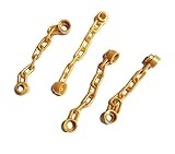 Lego Chain, 5 Links, Pearl Gold, (4 Count)