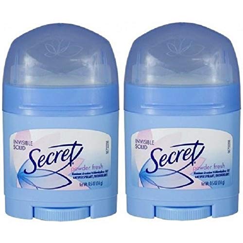 Secret Powder Fresh Invisible Solid Travel Size Deodorants (2 Pack)