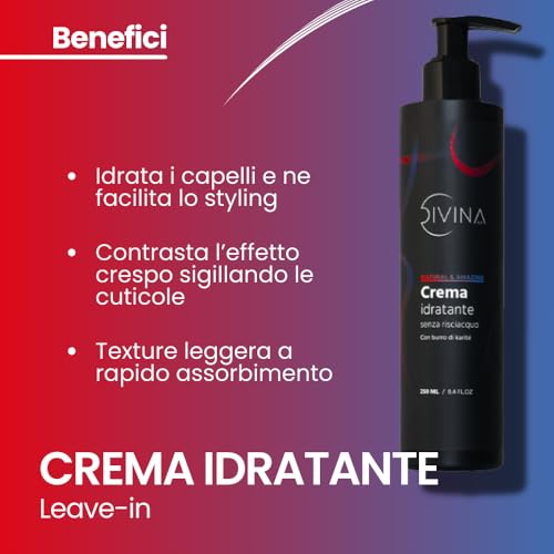Natural & Amazing Afro Natural & Amazing Super Curly, Wavy, Curly, Smoothing Defining Kit DIVINA BLK