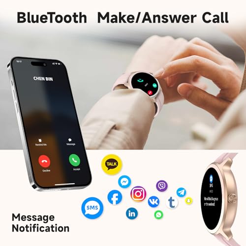 Smart Watch for Men Women, Bluetooth Calling, 1.27" HD Touchscreen Fitness Tracker, 100+ Sports Modes, AI Built-in, Heart Rate/Sleep/Step/SpO2 Monitor, IP68 Waterproof, Smartwatch for Android iPhone