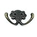 Richohome Retro Octopus Double Prong Robe Hook,Coat and Hat Hook- Pack of 10