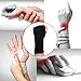 Kuangmi Compression Wrist Support Sleeve Palm Hand Brace Carpal Tunnel (Small (Pack of 2))