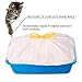 Cat Litter Box Liners with Drawstring Bag Heavy Duty Jumbo-Super Strong and Thick for Cats - 1 Pack (5 Liners)