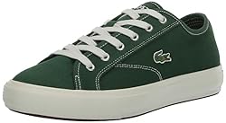 Lacoste Men's BACKCOURT Sneaker, GRN/Off WHT, 10.5