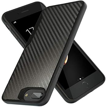 iPhone 7 Plus Case | 10ft. Drop Tested | Carbon Case | Ultra Slim | Lightweight | Scratch Resistant | Wireless Charging | Compatible with Apple iPhone 7 Plus - Black