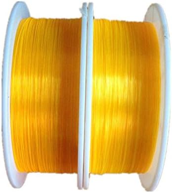 WHATOOK 1.0mm 0.039" Diameter Ultra Super Flex Replacement Bowsight Fiber 1m 40" Long Red Green and Orange to Choose (Orange)