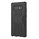 Note 8 Case, Galaxy Note 8 Case, Moment Dextrad [Built-in Kickstand][Non-slip Design] Dual Layer Hybrid Full-body Rugged [Shock Proof] Protection Cover for Samsung Galaxy Note 8 + Stylus (Black)