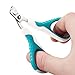 PetBonus Professional Pet Nail Clipper,45-Degree Curved Design,Super Easy and Safe,For Small Breed Dog,Cat,Rabbit,Ferret and Small Animals(Cyan)