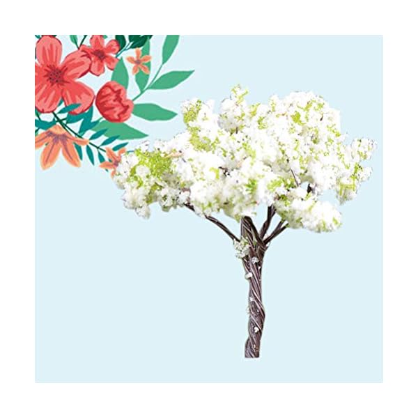 VOSAREA Micro Landschaft Ornament Kunststoff Künstliche Miniatur Baum für Garten Moos Bonsai Hause DIY Dekoration (Birne… – Bild 6