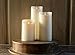 Luminara Remote Included Flameless Moving Wick Wax Candle 3.5 by 7 Inch Ivory with Timer