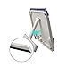 Adoy Music Sheet Stand, Book Reading Stand, Portable, Foldable and Adjustable Holder for Reading, Cook Book，Document With Foldable Legs - Beige Blue (silver)