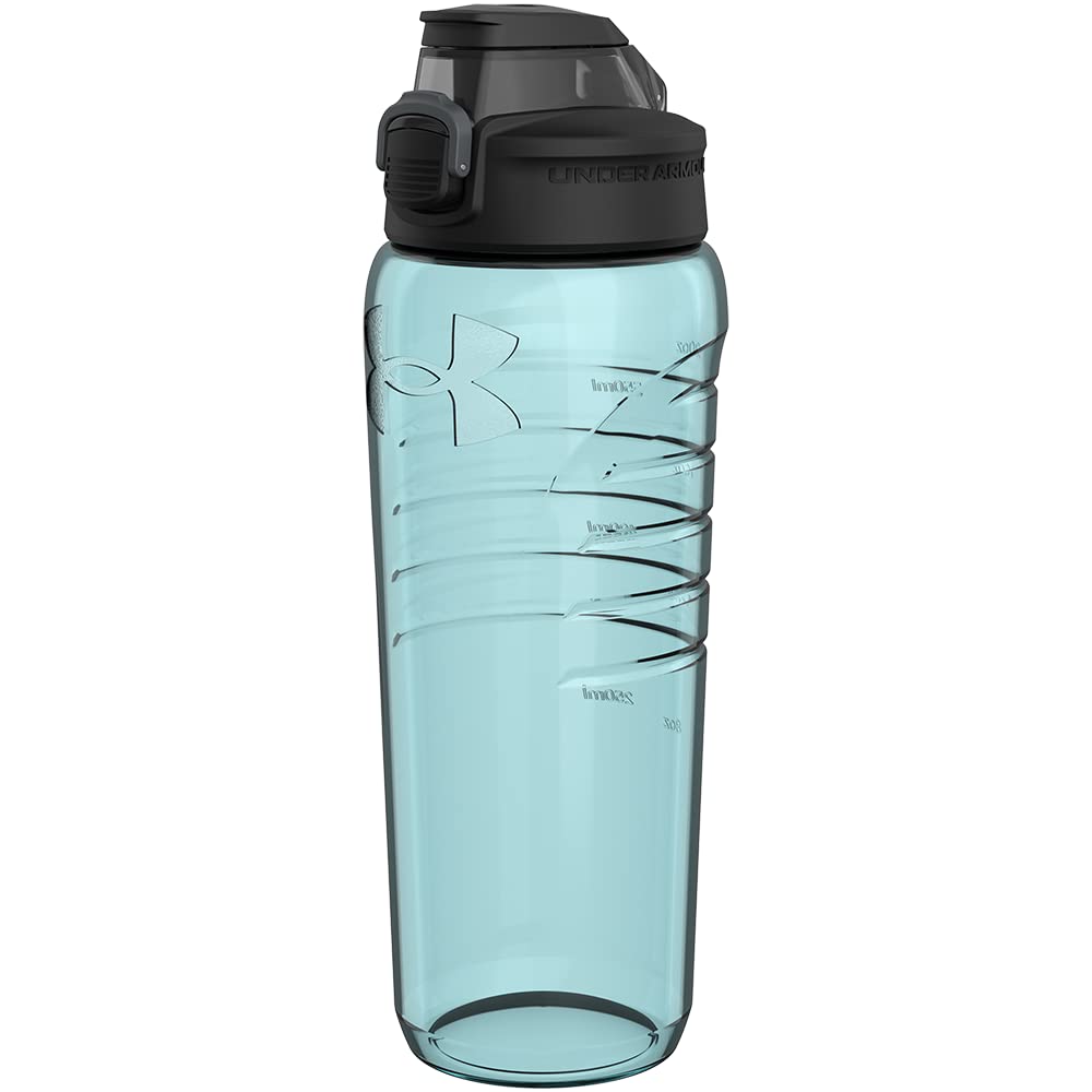 Under Armour 24oz Water Bottle, Pro Lid Cover, Shatter Proof, Stain & Odor resistant, Breeze Blue