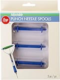 Boye 3723010000 Punch Needle Spools 3/Pkg, 3 Pack